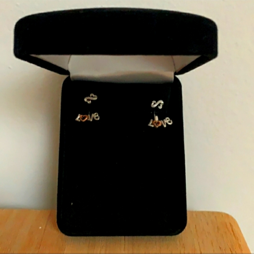 Open Heart earrings